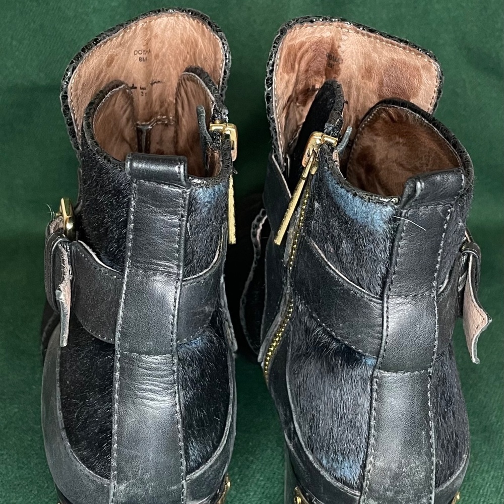 Donald Pliner | DOMA | Calf Hair | Leather Ankle Boot - Picture 6 of 10